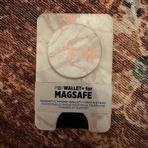 Rose Gold and White MagSafe PopWallet NWT